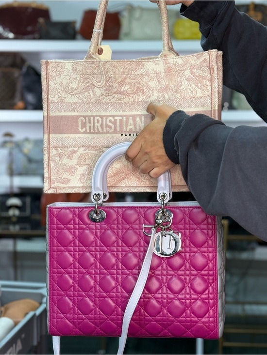 Dior Handbags - $7500 Retail Dior Lady Dior 2 Way